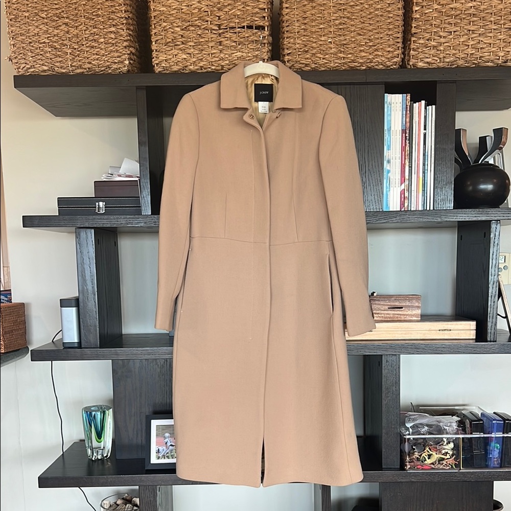 J.Crew Tan Wool Coat